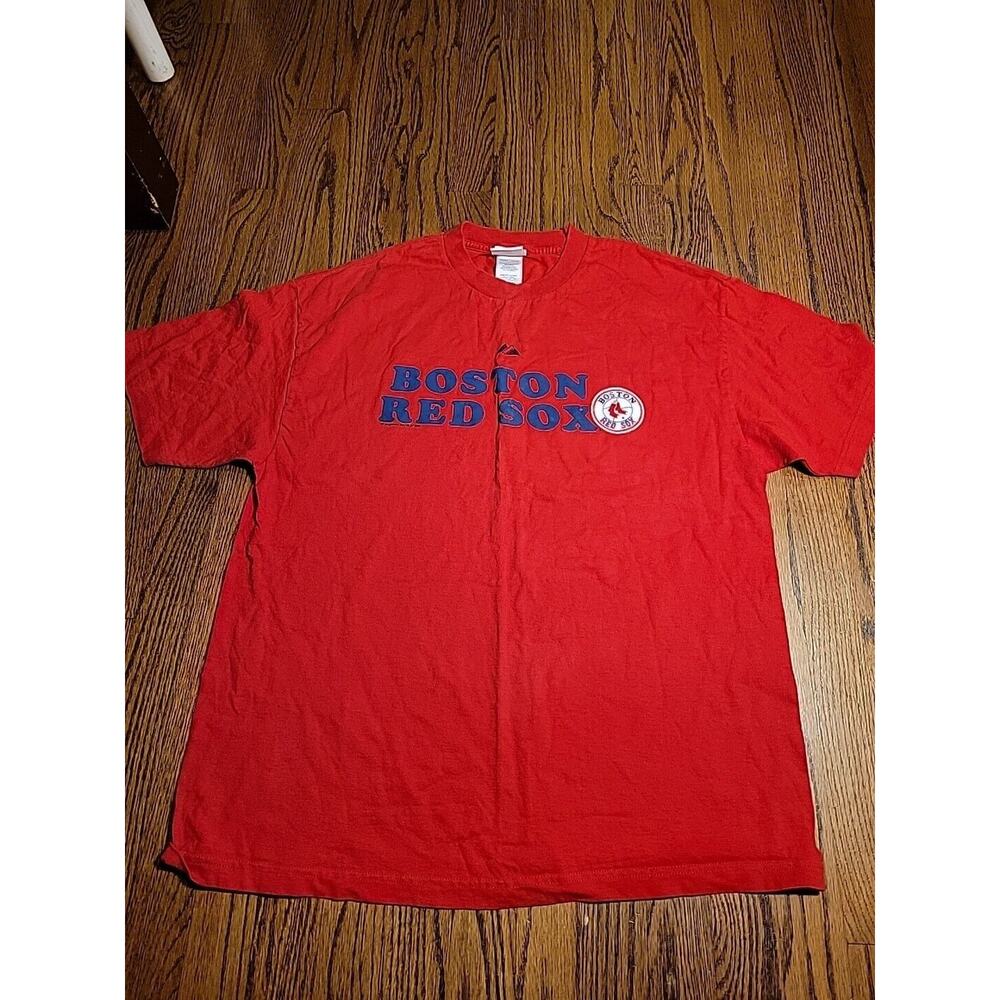Boston Red Sox T-Shirt Size Mens XL shirt Top Tee MLB Baseball Majestic